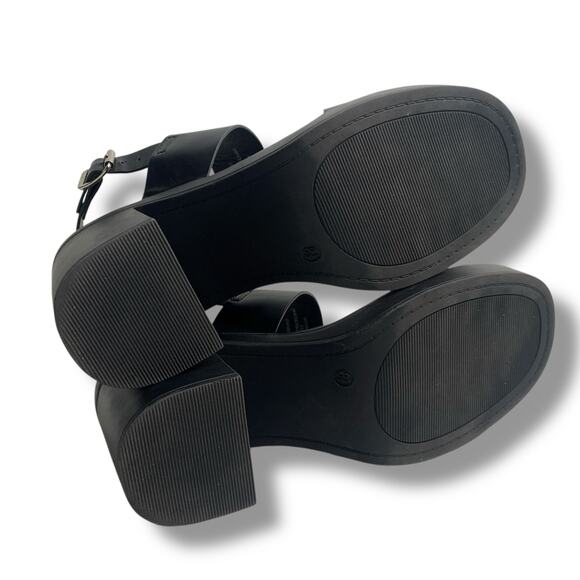 Madden Girl Shoes Toola Platform City Sandals Heels Chunky Strappy Y2K Size 8.5 - Picture 7 of 9